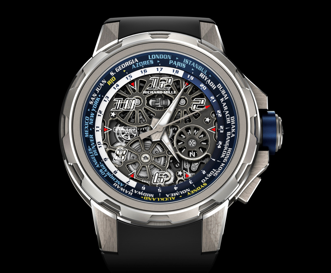 リシャール・ミル RM 63-02：回転ベゼルによる、次世代のオートマティック ワールドタイマー